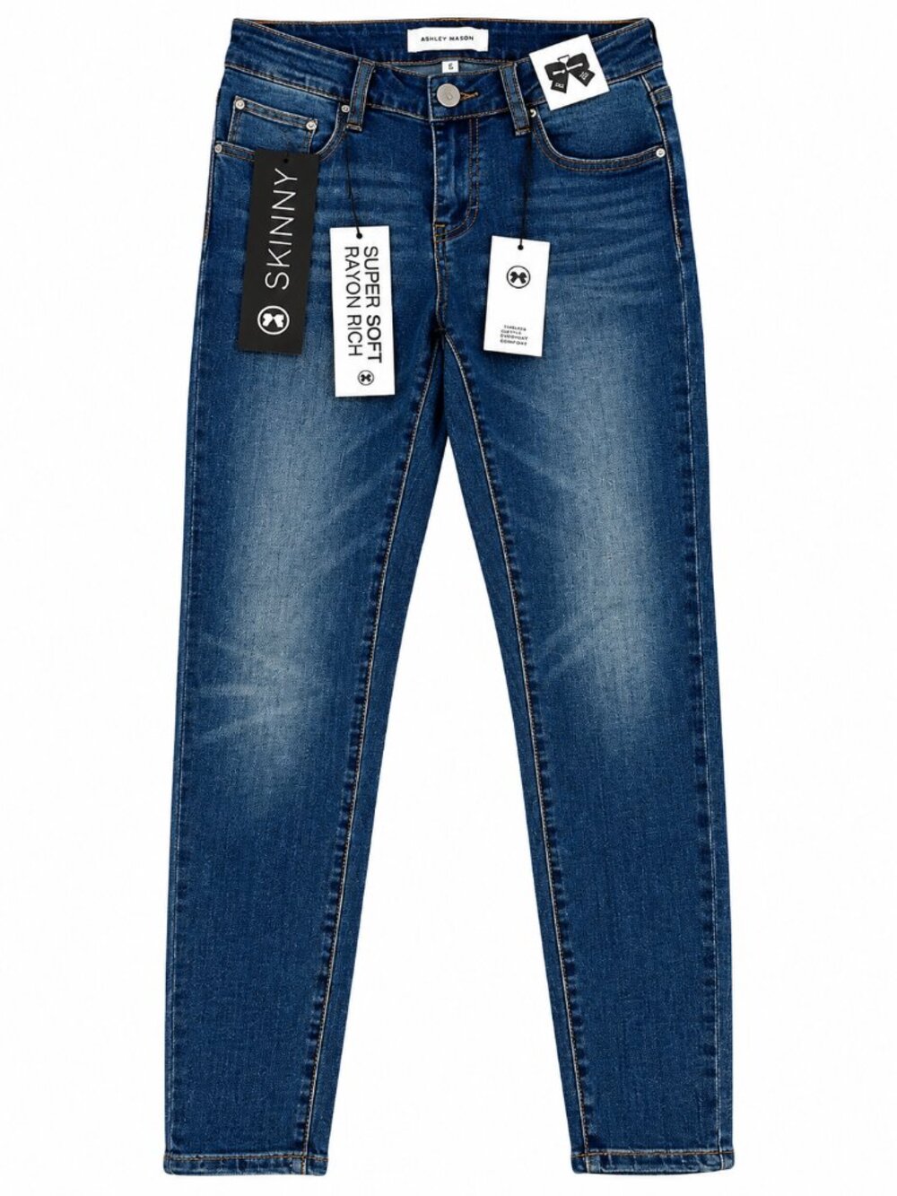 Ashley Mason Super Soft Rayon Rich Skinny Jeans Size 5 NWT